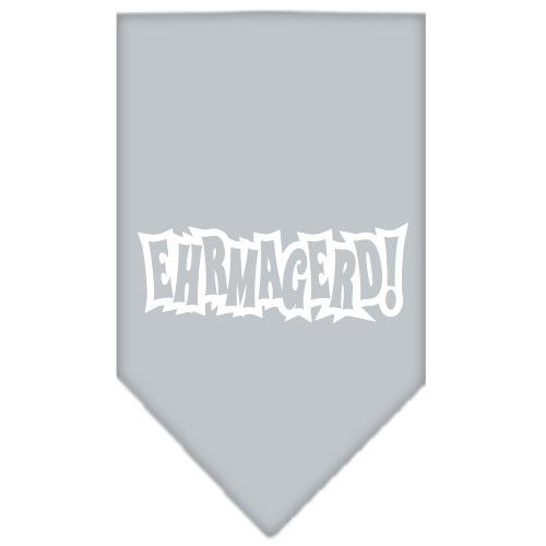 Ehrmagerd Screen Print Bandana Grey Small